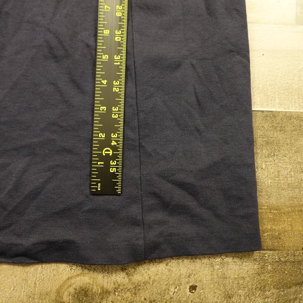 Boden Sheath Dress Women’s Size 12R Navy Blue with Yellow Trim Workwear Classic - Picture 7 of 13